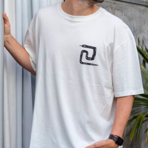 Remera Snake de algodón orgánico con estampa de serpiente, oversize unisex Ethical Bear